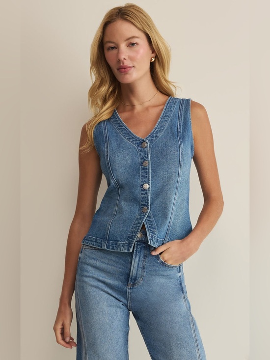 Z Supply Tops - NWT Z Supply Porto Denim Jean Vest